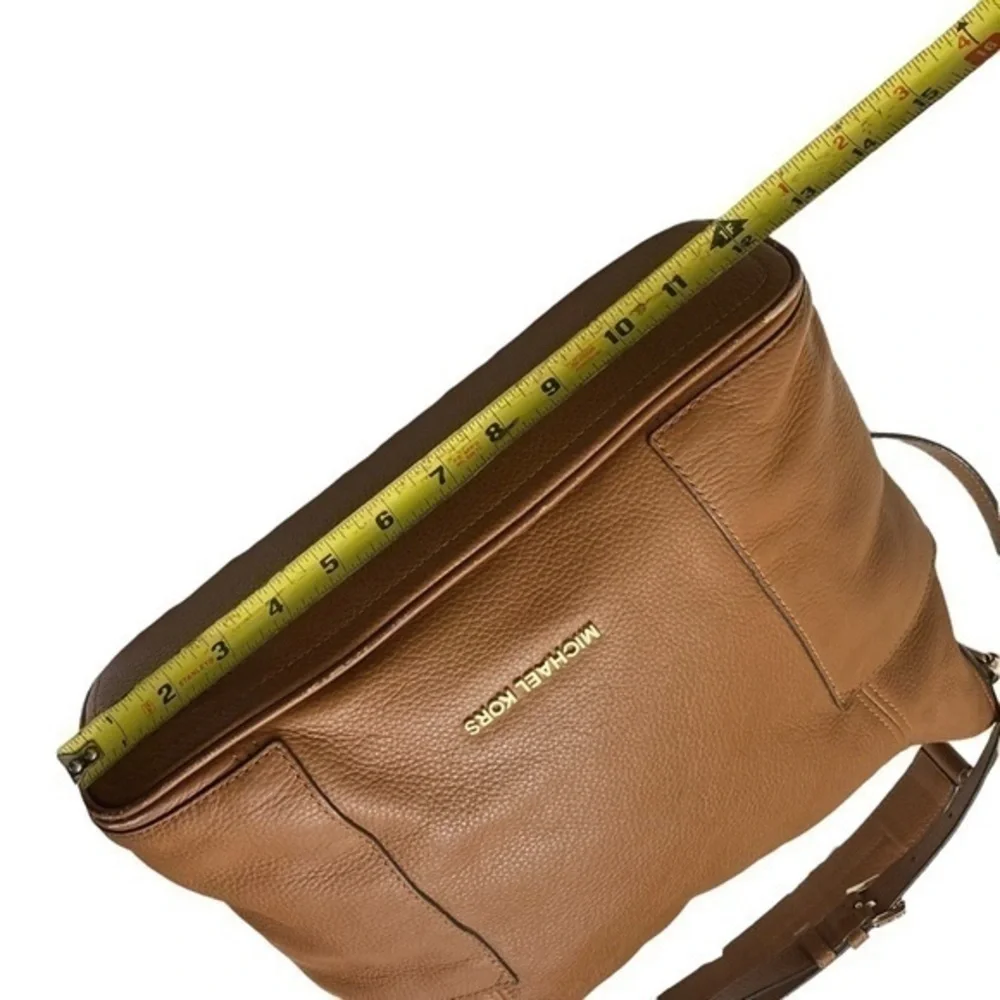 Michael kors brown leather Anita two way bag